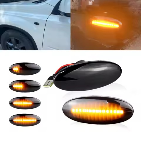 2pcs For Nissan X-TRAIL 07-13 Micra III (K12) IV NV200 NP300 NAVARA Juke F15 OEM#26160-8990A LED Sid