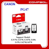 Canon PG-47 (15ML) Black Ink Cartridges Support Model:E3170, E3370, E3470, E400,E410,E460, E470, E48