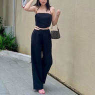 Cut-out trousers- กางเกง basic  2 สี ขาว/ดำ Size S/M/L