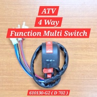ATV 4 Way Function Multi Switch - ATV Parts Ready Stock DI Malaysia