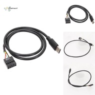 USB 9Pin to USB Type-C Cable for Motherboard to Type-C Secondary Screen PC LCD 9Pin USB Adapter