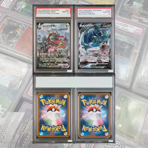 Rayquaza VMAX S7R 083/067 Card DIY PROXY PTCG GRADED COLLECTION CARD Blue Sky Stream Japanese GEM MT