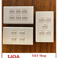 Lioa wall switch 4,5,6 side