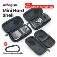 aMagisn Mini Hard Shell Carrying Case for Insta360 X5 X4 X4 Air Protective Storage Box Camera Case