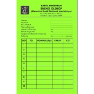 ES88 ANGSURAN CARD PACKAGE Home Credit/ Goods Credit Card/ Contribution Card/SPP/Particiency