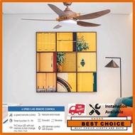 Crestar Airis+ Wifi Ceiling Fan 50/56'' + Remote + 25W LED Dimmable (optional) Wifi Smart Function/S