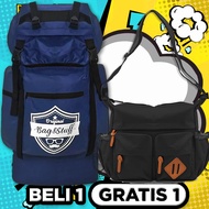 ( BISA COD / BAYAR DI TEMPAT ) BELI 1 GRATIS 1 - OAKWOOD/EXPLORER TAS RANSEL PRIA OUTDOOR 50-60 LITE