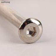 wallrong 2Sets stainless steel luggage screws, luggage accessories Luggage Wheels Bolts 6*33-60mm Ne