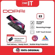 DDPAI Mola E3 Rearview Mirror Dashcam With Touch Screen Dual Recording 1 Year Warranty