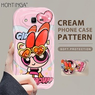 (พร้อมผู้ถือฟรี) hontinga เคสเคสสำหรับ Samsung Galaxy S24 Ultra S24+ Plus 5G S20 S21 FE 5G 4G J2 Prime J7 Prime M02 M11 M22น่ารักพัฟพาวเวอร์เกิร์ลเคสยางซิลิโคนนิ่มเคสโทรศัพท์เคส