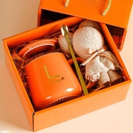 Ceramic Water Cup Gift Box Set Mug Souvenir Small Gift Set Return Gift For Friends ideas