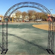 Garden Arch,Rose Arch Gazebo with Decoration, Wedding Arch for Various Climbing Plants, Climbing Aid