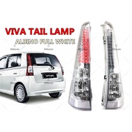 VIVA TAIL LAMP LED FULL WHITE ALBINO PUTIH SET // LAMPU BELAKANG / TAIL LIGHT / LAMPU BALAKANG / REAR LIGHT