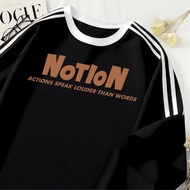 KATUN Lattowear Short Sleeve T-shirt Oversized Three Stripes Korean Premium 100% Cotton | Notion Sty