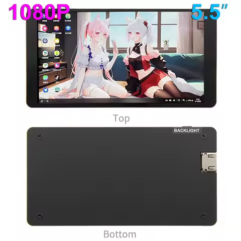 5.5 inch 1920X1080 IPS LCD Display 5.5" PC Case Secondary Screen Monitor HDMI-compatible for Raspber