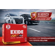 (Installation Provided) EXIDE GOLD PLUS 90D23L |D23 CAR BATTERY