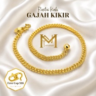(7.24gm) Gelang Kaki (RK08) RM10 🎀 Cop 916 Emas Korea 💯Persis Ori ANKLET / Rantai Kaki  GOLD PLATE
