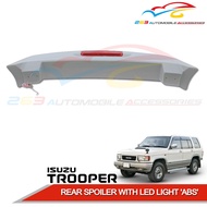 ISUZU BIGHORN REAR SPOILER WITH LED LIGHT 'ABS' (NO COLOUR)