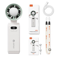 【COD & แถมสติ๊กเกอร์การ์ตูน】JAMAY F5pro พัดลมพกพา 8000mAh+199 เกียร์ ลมแรง+ระบบทําความเย็นเเผ่นเเซมิ