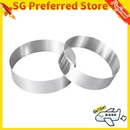 Baking Mold 4 5 6 7 8 9 10 12 14-Inch Stainless Steel round Mousse Ring Cake Mold High 5cm/DIY Cake 