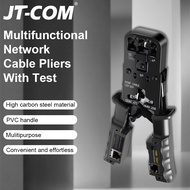 JT-COM Kìm Bấm Mạng RJ45 Đa Năng 2 Trong 1 Mới Cáp LAN Kìm Bấm Cáp Công Cụ Cắt Máy Kiểm Tra Cáp Kìm 
