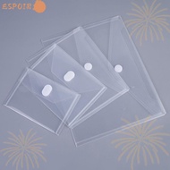 ESPOIR1 File Folder, Waterproof Plastic File Bag, High Quality A4/A5/A7/A8 Transparent Document Fold