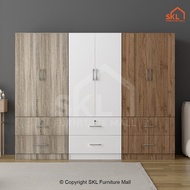 [FREE SHIPPING] ARIA 2.5FTX6FT WARDROBE + DRAWERS /ALMARI /CUPBOARD/ALMARI BAJU/Baby Locker/almari baju budak