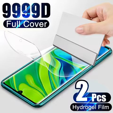 9999D Hydrogel Film For Xiaomi Redmi Note 10 9S 9 8 7 Pro 9A Note 10 11 Pro Screen Protector mi 11T 