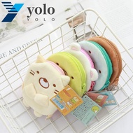 YOLO Sumikko Gurashi Plush Purse Gift Soft Wallet Hang Pendant Corner Creatures Headset Bag Plush Toy USB Cable Bag