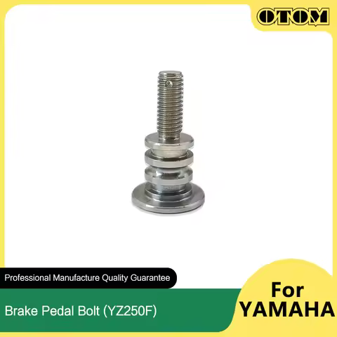 OTOM 2024 Motorcycle Rear Brake Pedal Mounting Screw Bolt M8x1.25 For YAMAHA YZ250F YZ450F WR250F WR