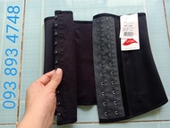 Latex Ann Chery (An Cherry Ann cherry) Gen (gel) nịt (nịch) bụng mã ngắn màu đen 2 móc cài mã 2026 -