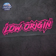 Car Sticker Flower Body JDM Trendy Sticker Front Bumper Sticker Rear Bumper Sticker Triangle Window 