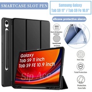 Samsung Tab S9 FE | Tab S9 Fe | Tab S9 11 Inch 10.9 Flip Cover Smart Case Silicone Casing With Pen S