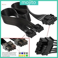 Mojito 16PIN PCIe Power Connector Cable Two 8pin Direct Input 16AWG Thickened Copper Wire Color Code