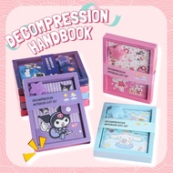 Cute Cartoon Decompression Notebook Set Gift Box Set Kids School Notepad Student Diary Book Office D