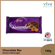 Tango Milk Chocolate Bar Almond 140g