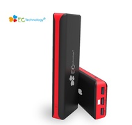 Power bank Portable Charger EC Technology Universal Mi Powerbank 16000 mAh External Battery Bank 3 U