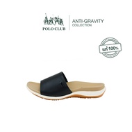 POLO CLUB รองเท้าแตะแบบสวม รุ่น P2822 สีดำ | รองเท้าแตะผู้หญิง รองเท้าแตะแฟชั่น รองเท้าลำลองผู้หญิง