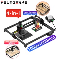 FEUNGSAKE Laser Engraving machine 40w CNC Milling Machine 500w spindle laser engraver for metal