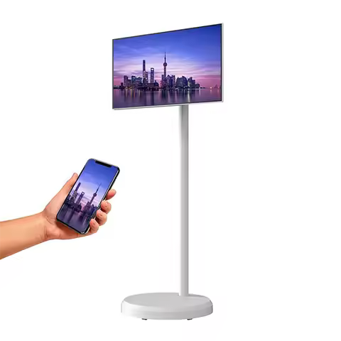 22-inch Mobile TV Android 12.0 6+128G Rotatable Angle Height Adjustable Portable Touch Screen Monito