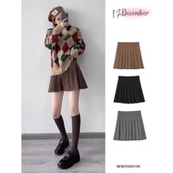 Short Pleated Skirt, Snowy Pleated tennis Skirt 301