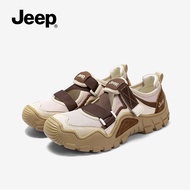 Jeep Spirit Mary Jane รองเท้าพื้นหนาแบบลำลองสำหรับปีนเขารองเท้าผู้หญิง