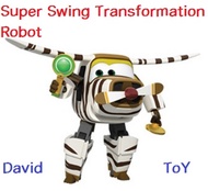 [TAYO KOREA] SUPER SWING TRANSFORMER ROBOT/ DAVID/ TOY/ KIDS/ BABY