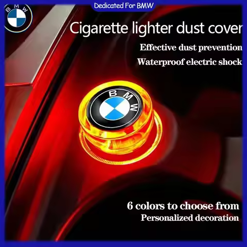 Car Cigarette Lighter Dust Cover Dustproof Decoration Cap For BMW M M3 M4 M5 X1 X3 X5 X6 X7 F10 F20 