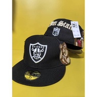Raiders.. Cap Baseball Cap Full Closed Fit Caps Flat Brim Cap UYCR