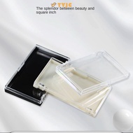 TYJC Eyelash Storage Box,  Square Shape False Lashes Show Box, Plastic Storage Box
