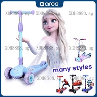 pack Post3 In 1 Kids Scooter Flash Wheel 2-8 Years Old  Foldable Scooter IHA2