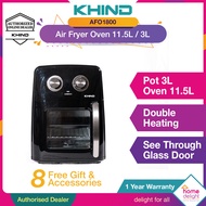 Khind Air Fryer Oven 3L 11.5L [ AFO1800 ] / Khind Air Fryer XXL 7.7L [ ARF77 ]