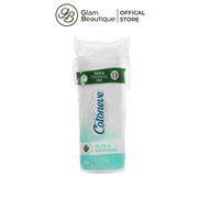 Cotoneve Maxi Aloe Organic Makeup Remover Cotton Pads & Vita B5 60 Pieces Glam Beautique
