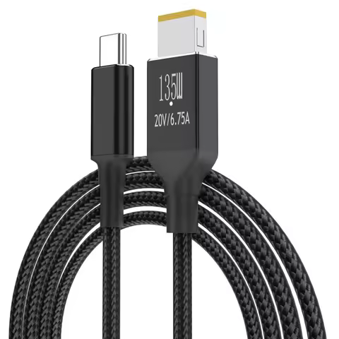 20V 6.75A 135W for Lenovo Laptop Charger Legion Y9000P Y9000K Y7000P Power Adapter Type C to USB Sli